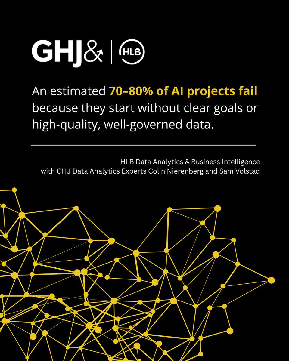 Are you making the most of your #Data or just scratching the surface?

GHJ Data Analytics Experts Colin Nierenberg and Sam Volstad share insights in a 3-part <a href="/HLBI/">HLB International</a> series on building strong foundations, unlocking value and using AI for growth.
🔗 bit.ly/3I7uSO6