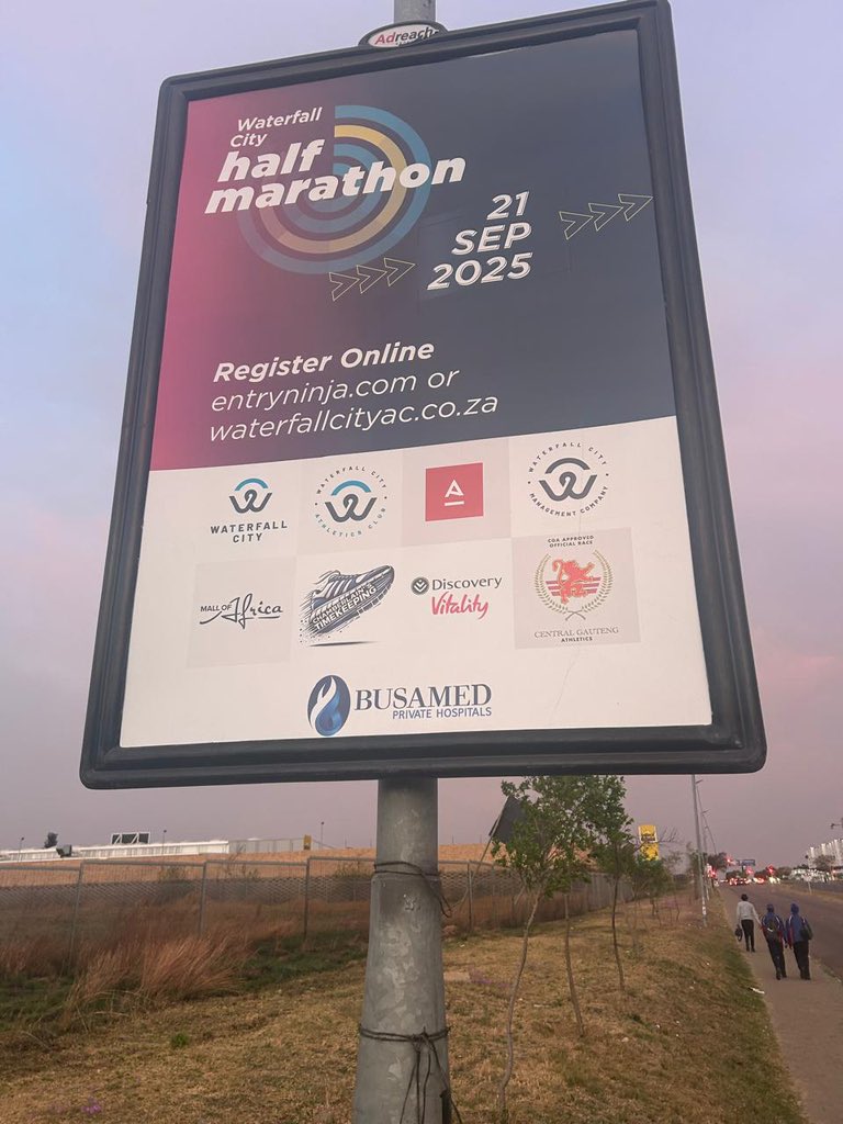 waterfallcityac's tweet image. 👀 Have you spotted our awesome Race Flyer lighting up the billboard along New Road yet? Cool, right? 🔥

When you do, strike a pose, snap a pic, tag us, and spread the word so your crew also grabs their entries for the 2025 #WaterfallCityHalfMarathon! 🏃‍♀️💨✨

#FlashForward…