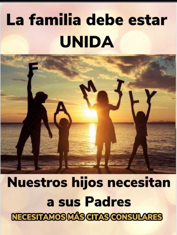 marlenezoila1's tweet photo. Please, we ask to be heard. We need to be excluded from the Travel Ban in family-based categories. We are not terrorists. We are families who want to be united. No more family separations. The family is sacred. https://t.co/HSi2CWZd30
