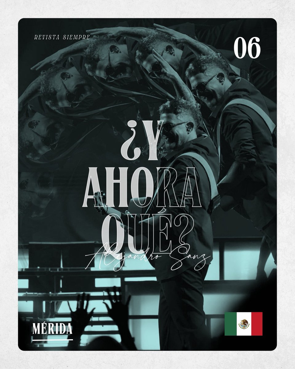 RevistaSiempre_'s tweet image. 🇲🇽 MÉRIDA 🇲🇽 | SOLD OUT 

Esta noche, la blanca Mérida se viste de melodía.

🏟️ FORO GNP SEGUROS 
🎤 @AlejandroSanz