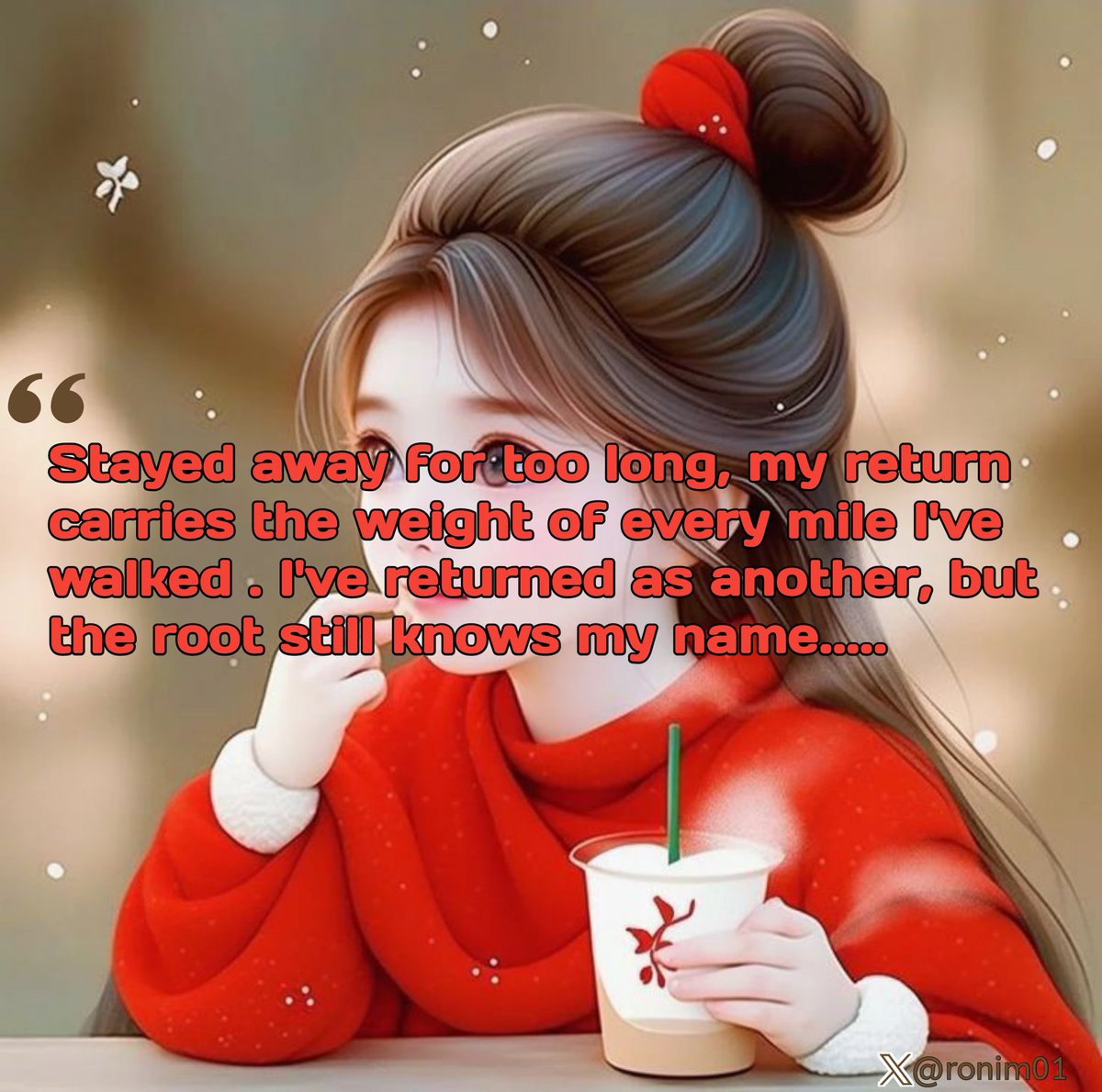 ronim01's tweet image. Etched into life 🕊❤
#findingyou