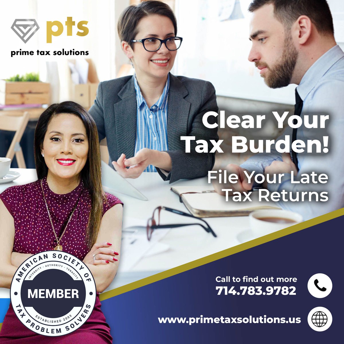 hbtaxgal's tweet image. Behind on taxes?
Don’t worry—Prime Tax Solutions makes filing unfiled returns simple and stress-free. 

📅 Schedule a no-cost consultation today:
primetaxsolutions.as.me/schedule.php

📞 714-783-9782

#TaxRelief #UnfiledReturns #IRSHelp #PrimeTaxSolutions #TaxResolution&quot;