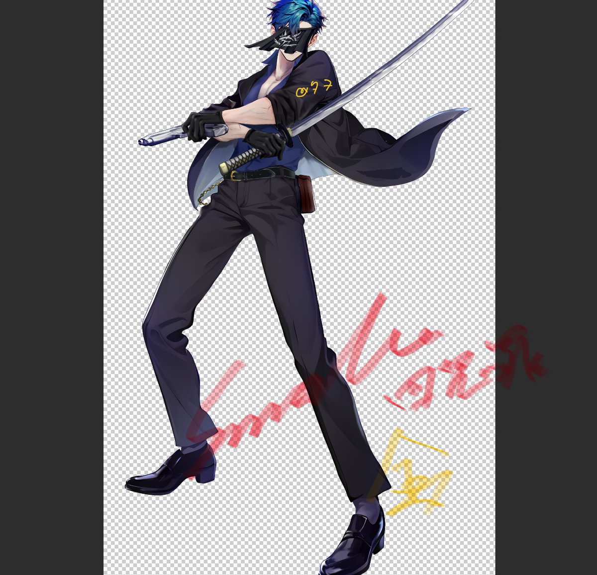 #このタグを見た人はラフ画とその完成絵を見せる