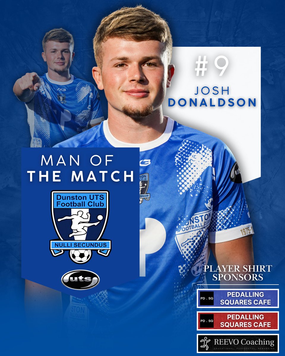 DunstonUTSFC's tweet photo. Hat-trick hero. 🎩

Today’s Man of the Match goes to Josh Donaldson! ⭐️

#WeAreDUTS 💙 https://t.co/5pNvB9zrOB