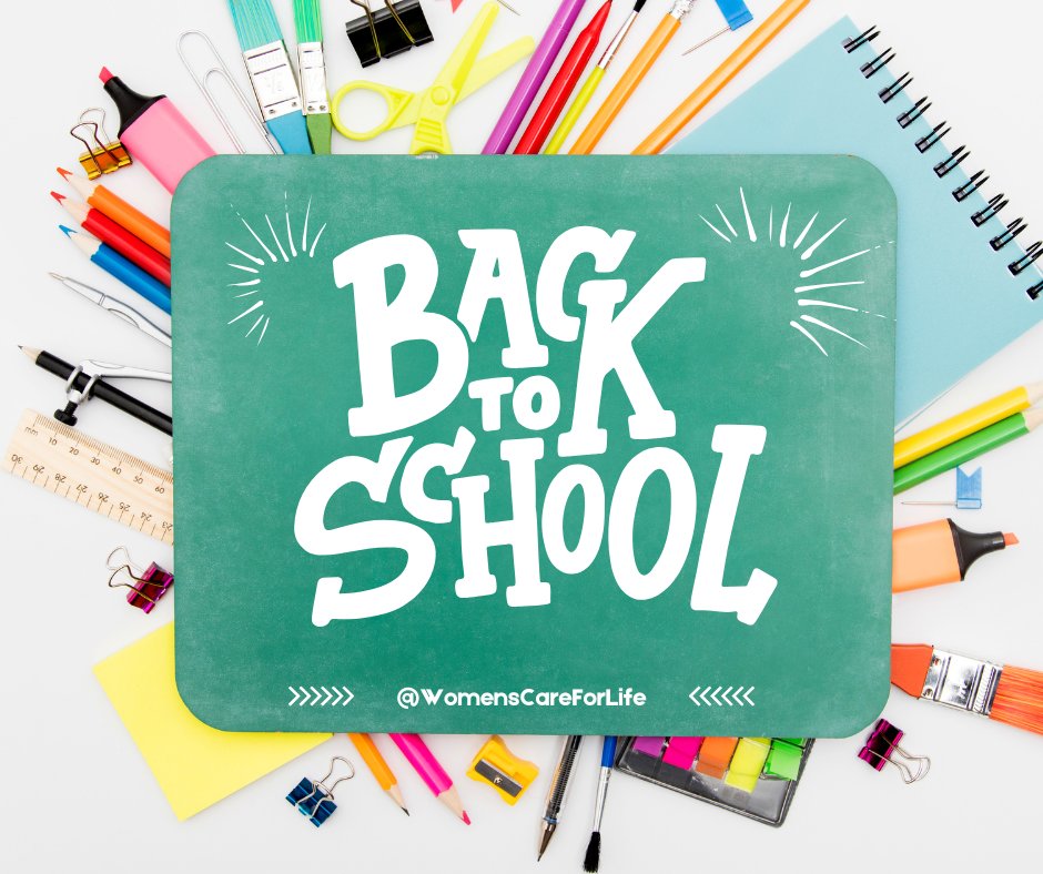 DrKendrick's tweet photo. As your family head s back to school, don't forget to prioritize your health and wellness this semester! At Women's Care for Life we are here to support your health <3 https://t.co/g6rGpsfwHi