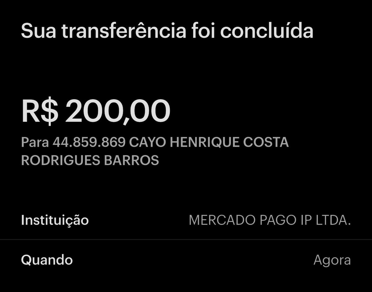 HigorCAM's tweet photo. @Raiz1908_ @jp_menin Queria ter mandado um valor igual o que meu primo mandou… mais errei por um 0 na hora de digitar 🤡 https://t.co/mKK0RyBuju