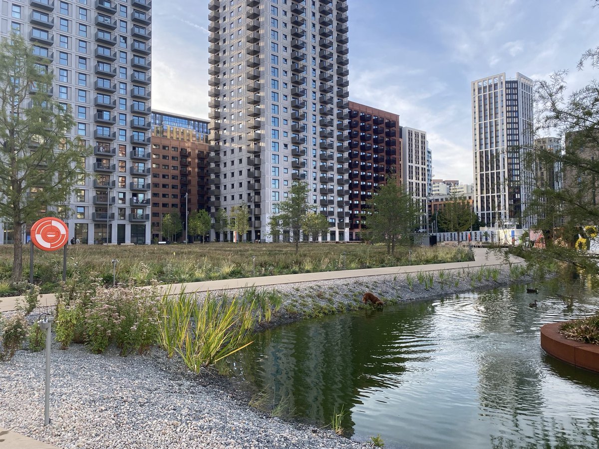 More impressive public open space around Wembley. 100% placemaking.