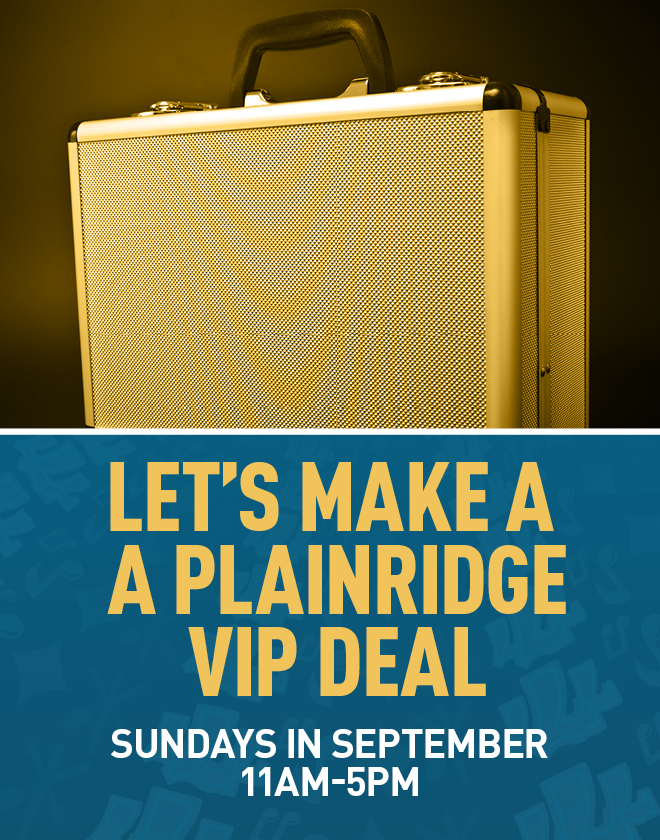 Deal... or no deal? That's the question for our invited VIPs every Sunday! Play our game show for a chance to take the banker's offer or win up to $2,500 PENN Slot Play. 💼 #VIPDeal #DealOrNoDeal #PlainridgePark