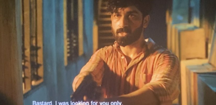 This is his moment 😂🔥 Every actor had their peak in the film.