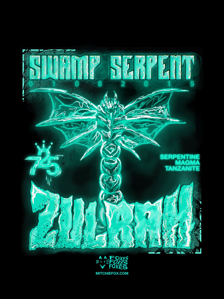 Zulrah 

Design by Mitchie Fox 2025
(Clothing available)