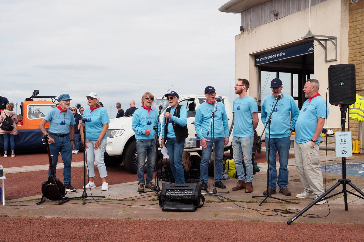 Today was <a href="/MorecambeRNLI/">Morecambe Lifeboat</a> Open day
It was good to see &amp; hear The Mizzen Crew

Captured on <a href="/OlympusUK/">OM Digital Solutions</a> <a href="/OMSYSTEMcameras/">OM SYSTEM Cameras</a>  PEN E-P7 &amp; M.Zuiko 12-40mm f2.8 lens

#Openday #RNLI #TheMizzenCrew #FundraisingFun