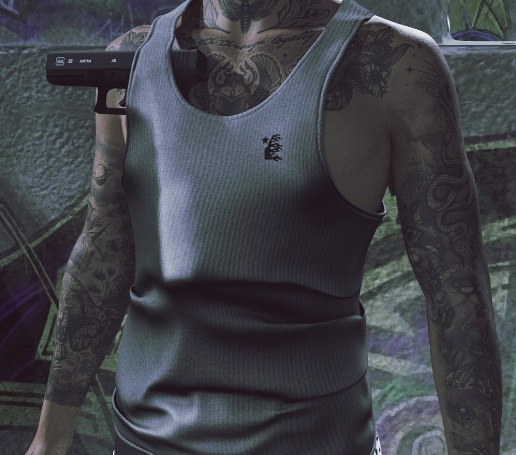 hjortum's tweet photo. Available in the “Hjortum” Booth @Dreamday 9/6
“Mak” Outfit

Mak Tank Top
Mak Jeans

16 Tank Top Options
16 Jean Options

Each purchase of tank comes with gun, each purchase of pants comes with boxers.

Rigged for LegacyM only.

Try DEMO Before Purchase.

#sl #SecondLife https://t.co/8oIyjIVUbX