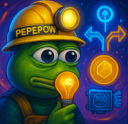 💡 The Core Question
Should PEPEPOW stay CPU-only (simple, current system) OR Move to HooHash V110 (GPU+CPU mining, energy efficient, ASIC resistant)?
#PEPEPOW