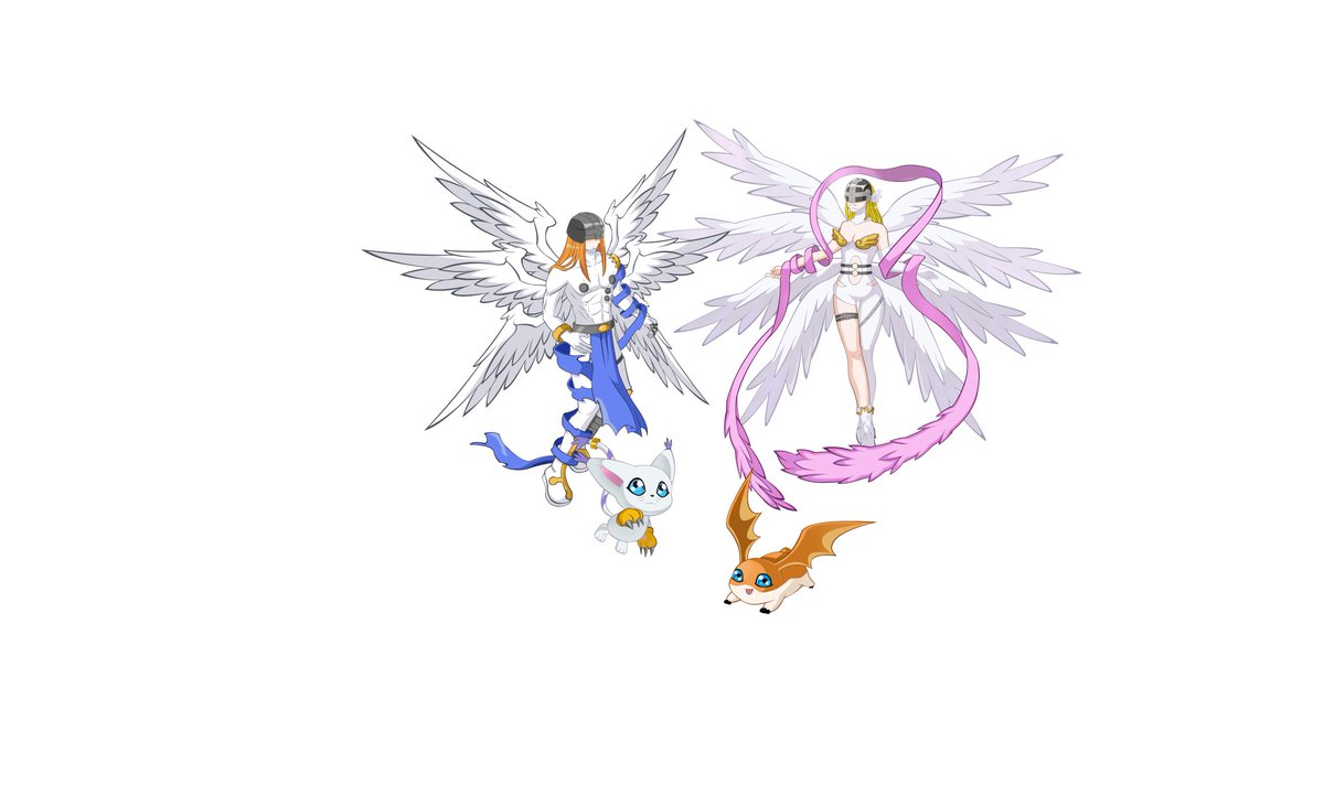 PVEalJrmes38253's tweet image. 进度4/13
#Digimon
#angemon 
#angewomon 
#patamon 
#Tailmon