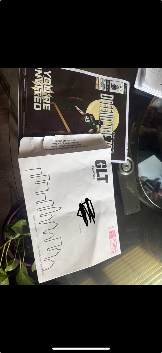 Thanks <a href="/CharlotteFTBL/">Charlotte Football</a> for the game invite and mail!!  
<a href="/KCJagsFootball/">KIPP Columbus Football</a> <a href="/CoachClay_CLT/">Clay Finney</a>