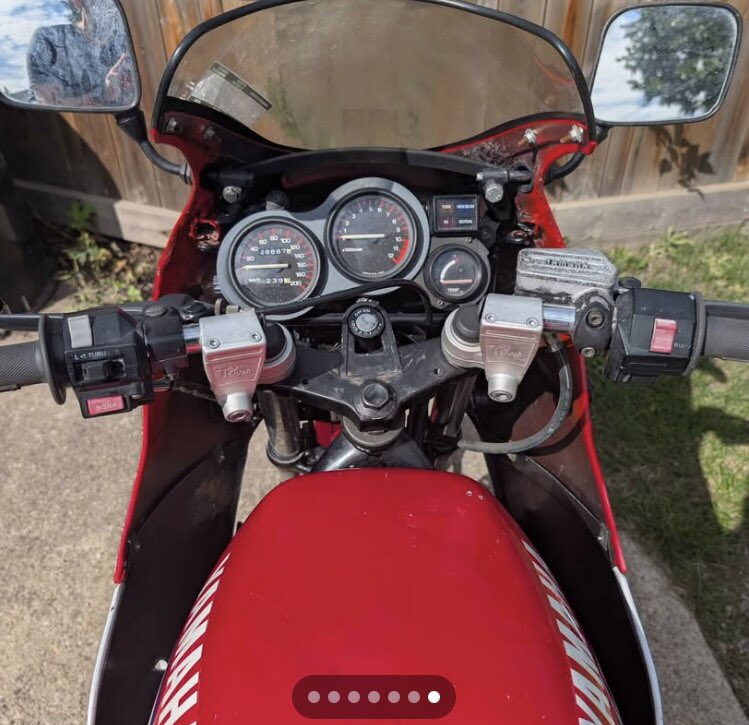 In 1986-87 I put $500 down in a bike at the Yam dealer Stoon 1986 - RZ 350 2 banger. Used to read cycle guide and dream of a cafe race bike. Rode dirt track each summer, never did get that bike home.  Had one in the late 1990’s but life got in the way and sold it.  Found this and