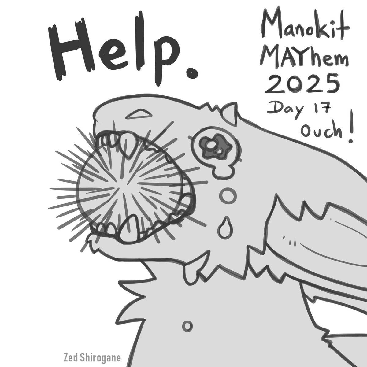 Day 17: Ouch!

I stepped on an urchin before, it was not fun. 

#manokitmayhem #manokit