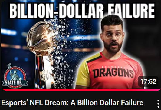 My coworkers and I made our best esports documentary yet - covering the pitfalls of franchising in esports. Speaking on the subject were <a href="/ProperCasts/">Proper</a> and <a href="/TacticalRab/">Rab</a> and their insight is chef's kiss 🤌

Watch here: youtu.be/SlN8x9p18lg?si…