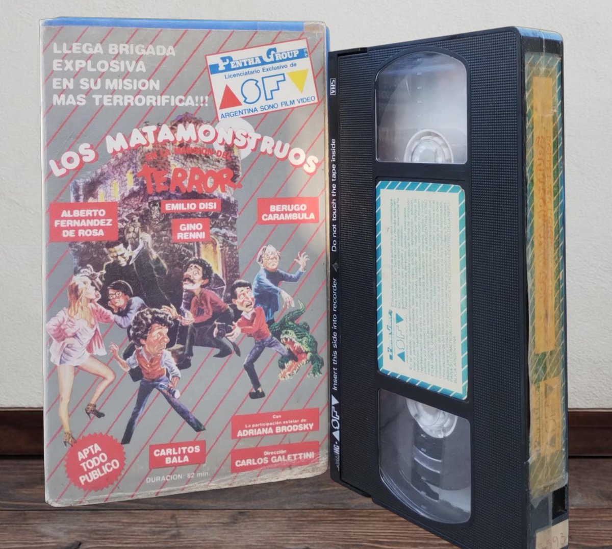 📼 VHS • Brigada Z - Los Matamonstruos en la mansión del terror.