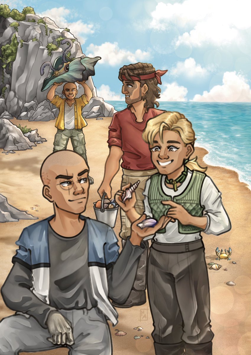 I finally can share my first ever zine piece! It was an honor to be a part of <a href="/PabuDaysZine/">Pabu Days: A Bad Batch Zine</a> with so many amazing artists and writers, and the zines are finally out in the Wild!! ❤️
Did any of you snag a copy? 👀
#TheBadBatch #StarWars