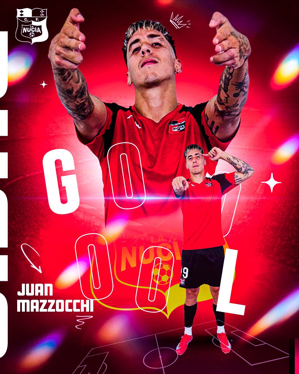 🔴🅒🅕🅛🅝🔴

⏱️ Min 31. GOOOOOOOOOOOOOOL de <a href="/JuanMazzocchi/">JM🇦🇷</a> desde los 1️⃣1️⃣ metros‼️

Igualan el partido los nucieros. 

⚽️ <a href="/cfnucia/">CF La Nucía</a> 1️⃣ 🆚 1️⃣ <a href="/cdroda/">CD Roda</a> 

#JuguemosAlRojo ♥️

#ADNucía 🧬
#LaNucíaCiudadDelDeporte