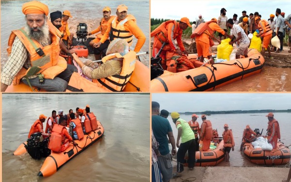 NDRFHQ's tweet image. 🌊 #FWR Ops | Punjab | 06 Sep

🔸NDRF teams conducted #FWR #Evacuation Ops across flood-affected districts

🔸Till now: 28 persons rescued, 7,346 evacuated &amp;amp; 34 livestock shifted to safer places.