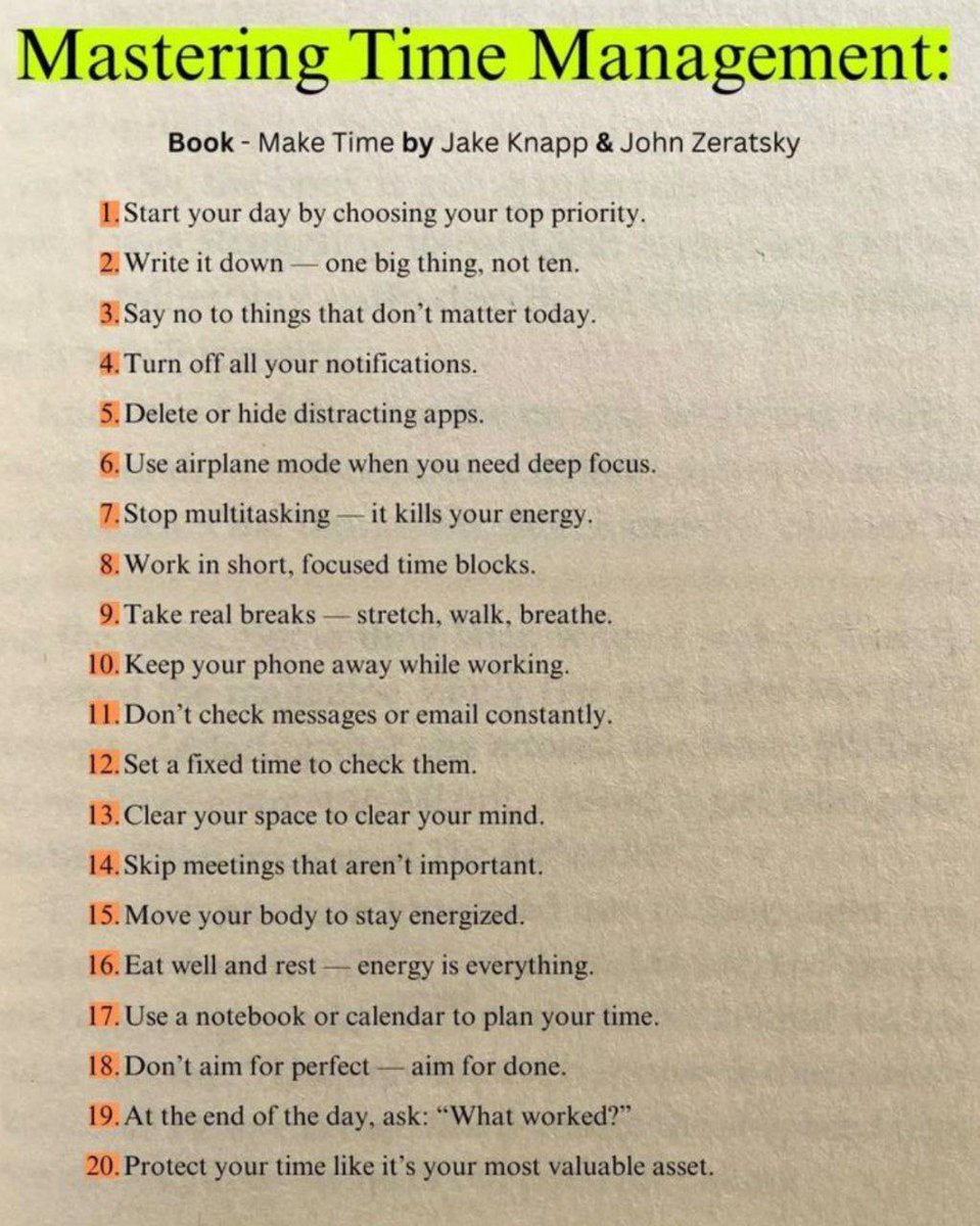 Mastering time management