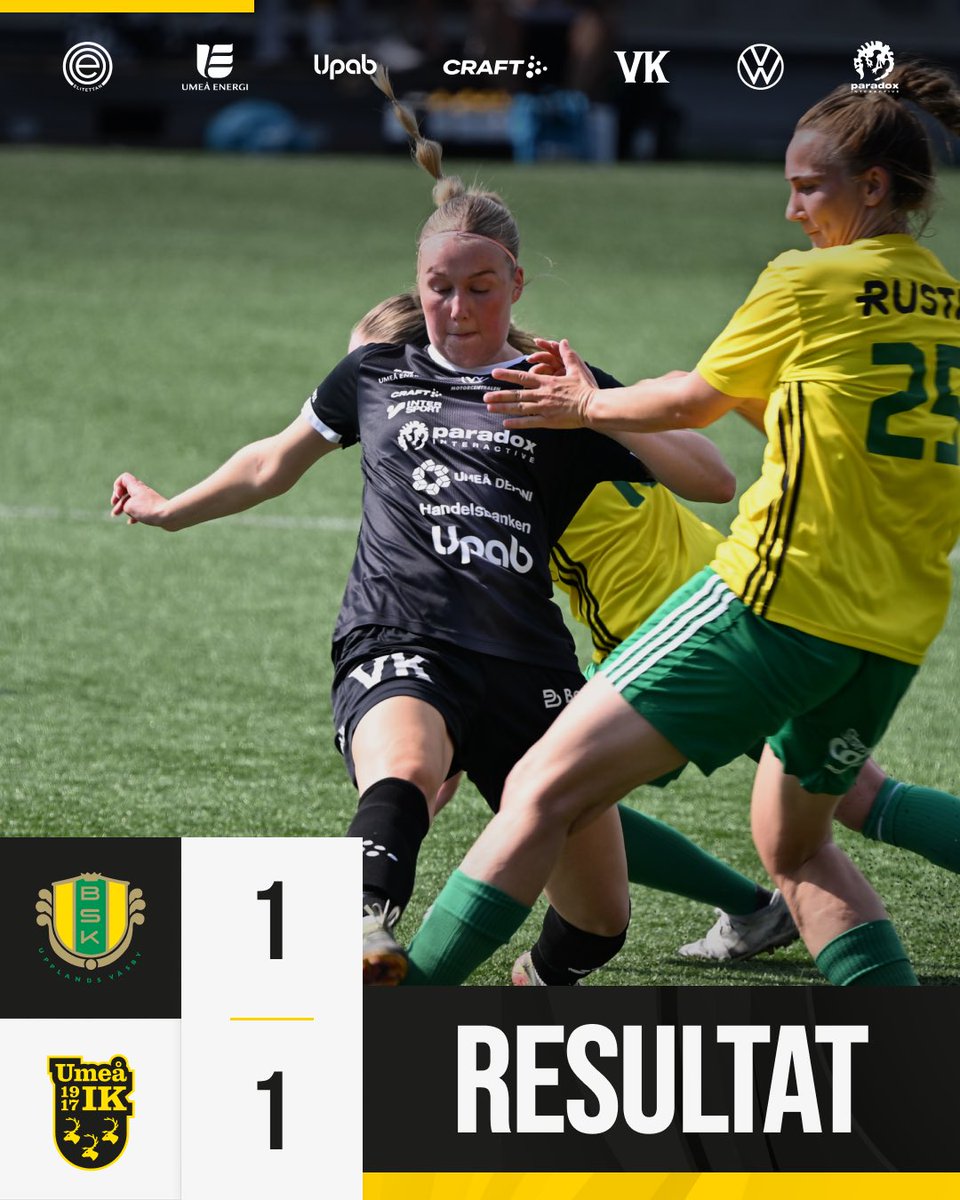 Sen kvittering av Nicole Robertson och en poäng hem till Umeå.

<a href="/_Elitettan/">Elitettan</a> <a href="/Umeaenergi/">Umeå Energi</a>