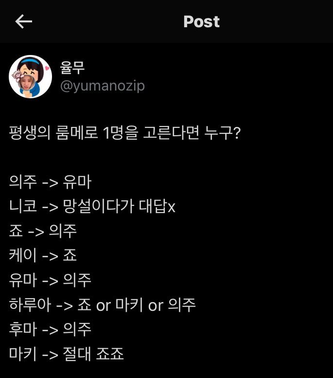 when yuma and euijoo picked each other as the member they’d want as a roommate for life..🥺