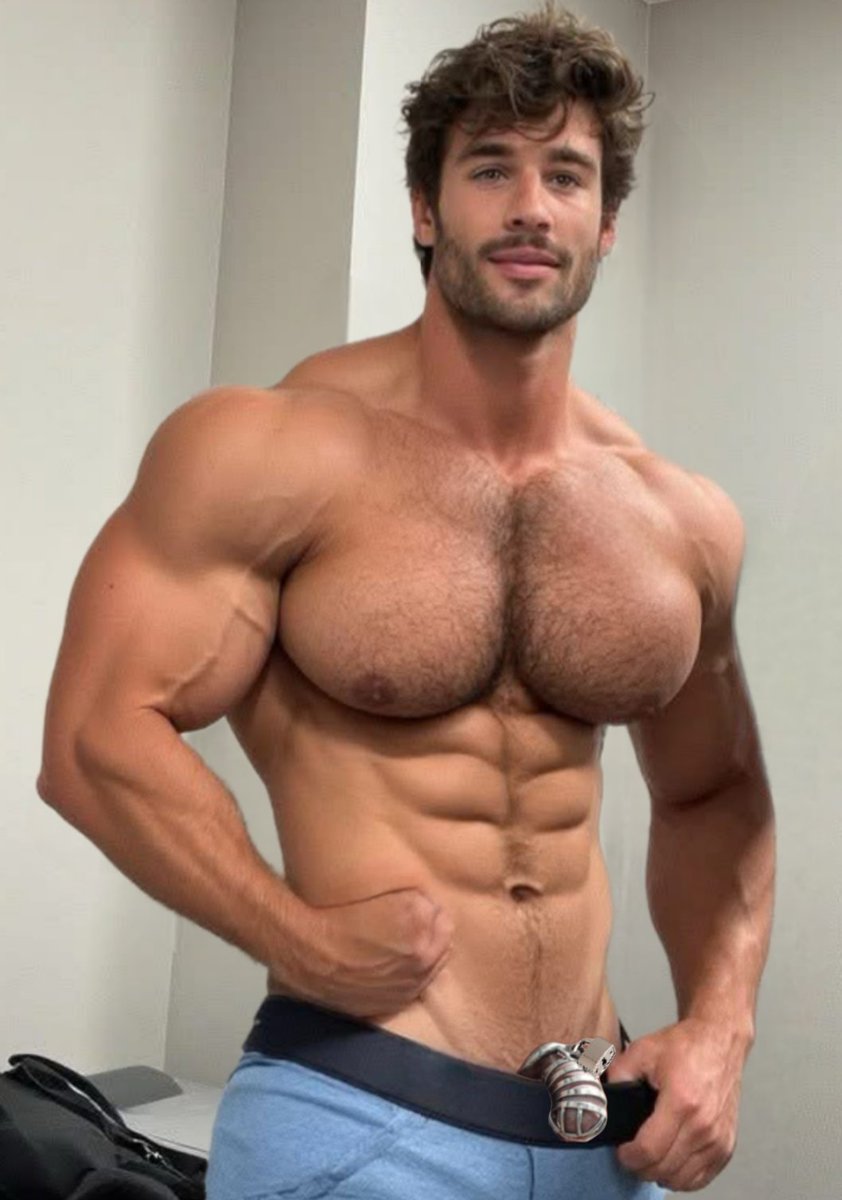 u thought more muscle would make u more of a man &amp; get u more pussy, but that guy at ur gym saw thru u: he realized u were building a body others could enjoy... now he's got u in permanent #chastity, ur dedication to the pleasure of real men is complete, &amp; u've never been happier