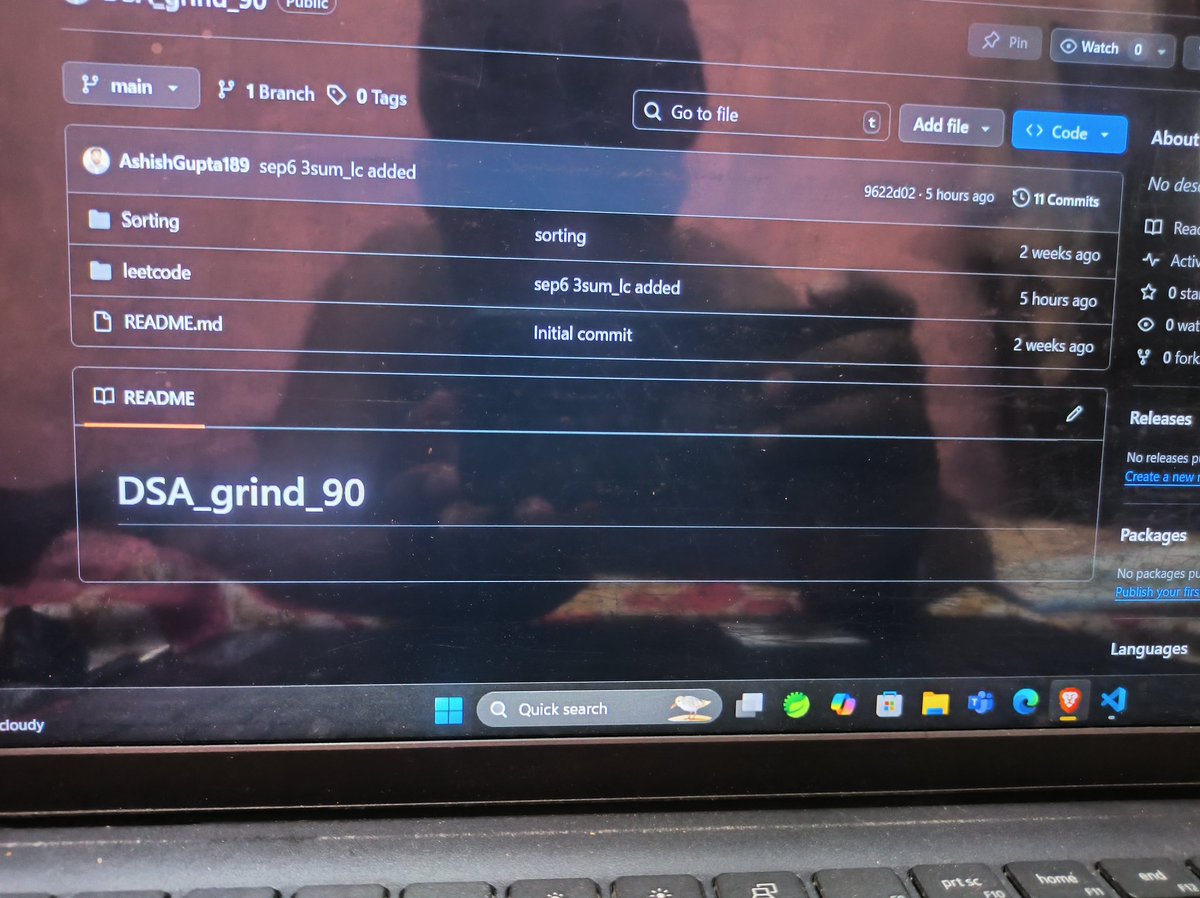 dev_Ashish1's tweet image. Day 7/ #90daysgrind Update 🚀
✅ Solved the 3Sum problem on LeetCode
✅ Explored Vector DB basics for backend
✅ Worked on frontend dashboard design with sidebar

🔜 Still need to revise DSA questions

#90DaysOfCode #LeetCode #WebDev #DSA #CodingJourney
#mern