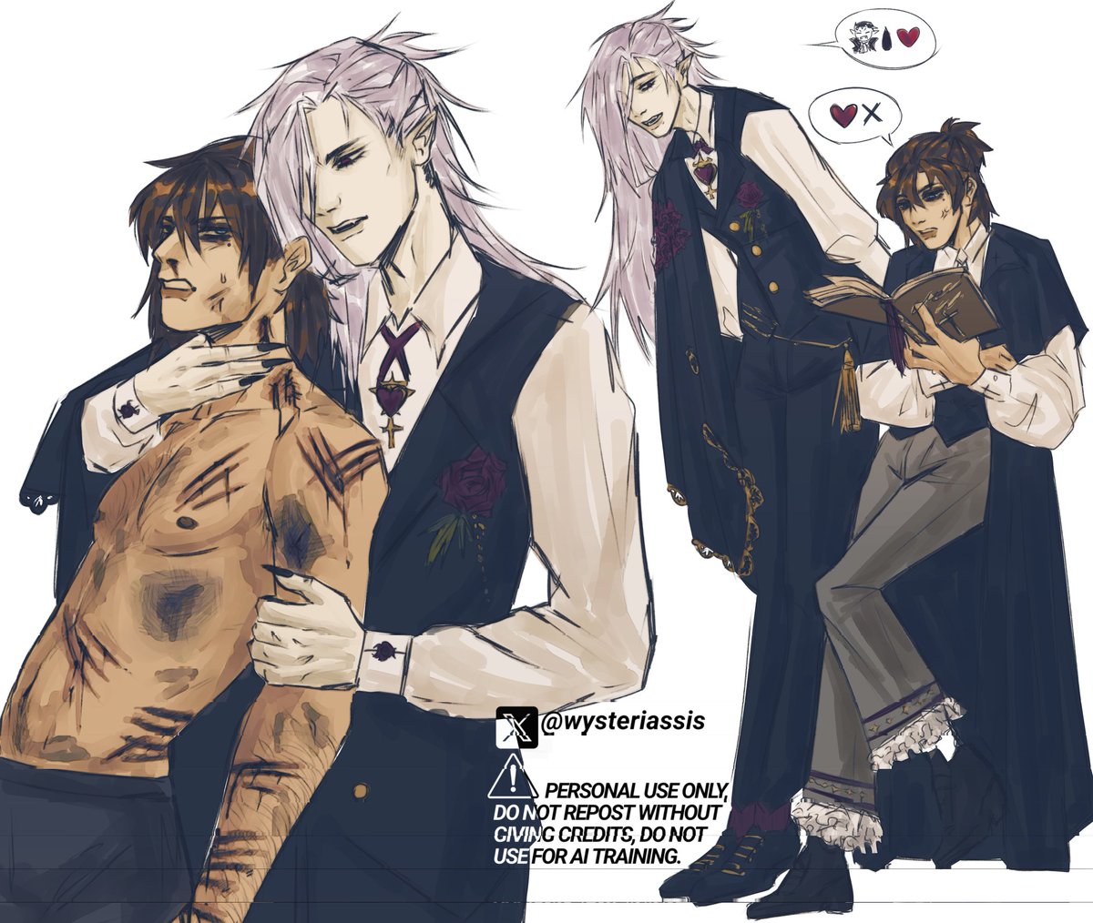 wysteriassis's tweet photo. #OC #Adrik #Razvan Vampire and hunter :p https://t.co/iZTzRYkDSO