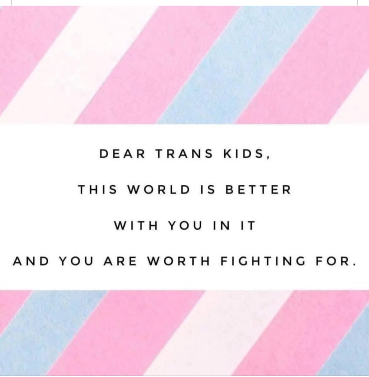 Working with trans kids is a privilege I never take for granted. #TransKidsExist #TransKidsDeserveBetter