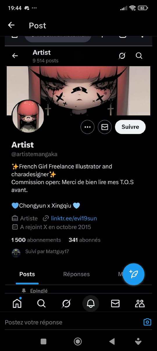 Elle change de compte !!!! La honte ??? Au lieu de me rembourser, elle change de compte et essaie de passer sous les radars ?? Tu fais honte aux artistes honnête qui vont en pâtir à cause de toi.

REND L'ARGENT ! @artistemangaka
Je lâcherais pas.