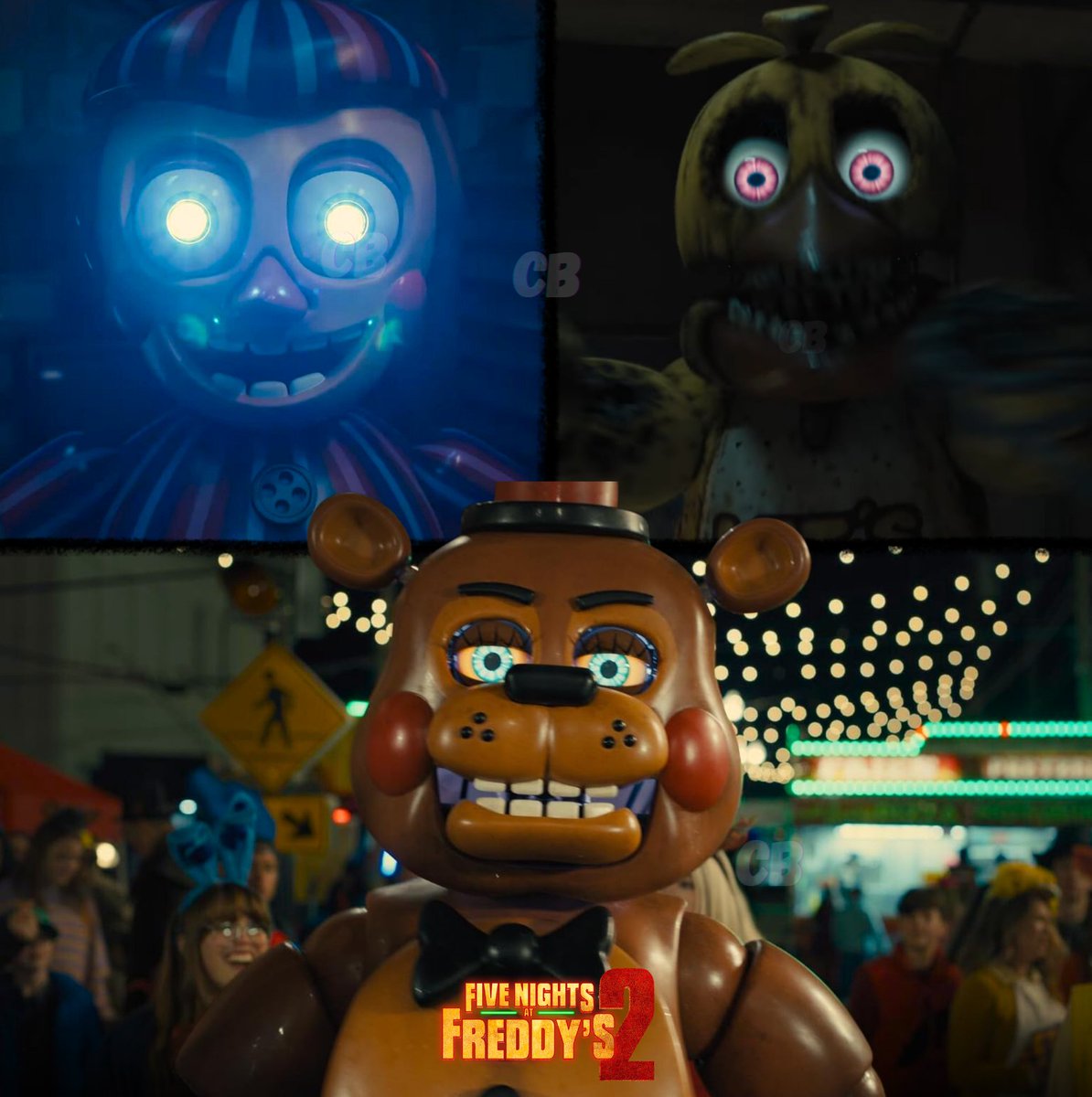 TheCartoonBase's tweet photo. ‘FIVE NIGHTS AT FREDDY’S 2’ will release in theaters on December 5, 2025. (3 months from now)

Will you be watching? https://t.co/HvVMhGhPR5