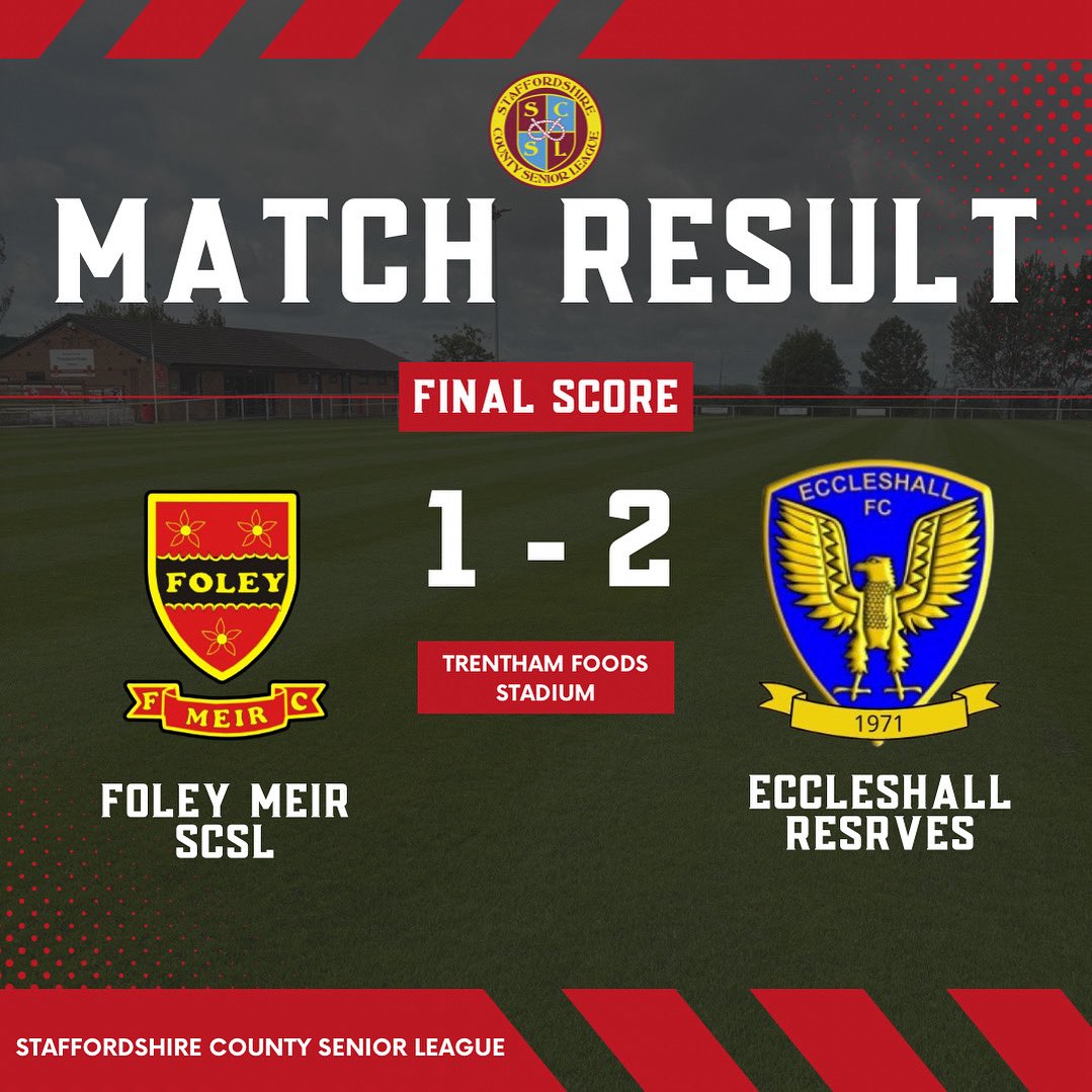 A narrow lose for the SCSL side today in a closely contested match.

#UpTheFoley | #SCSL | #FMFC