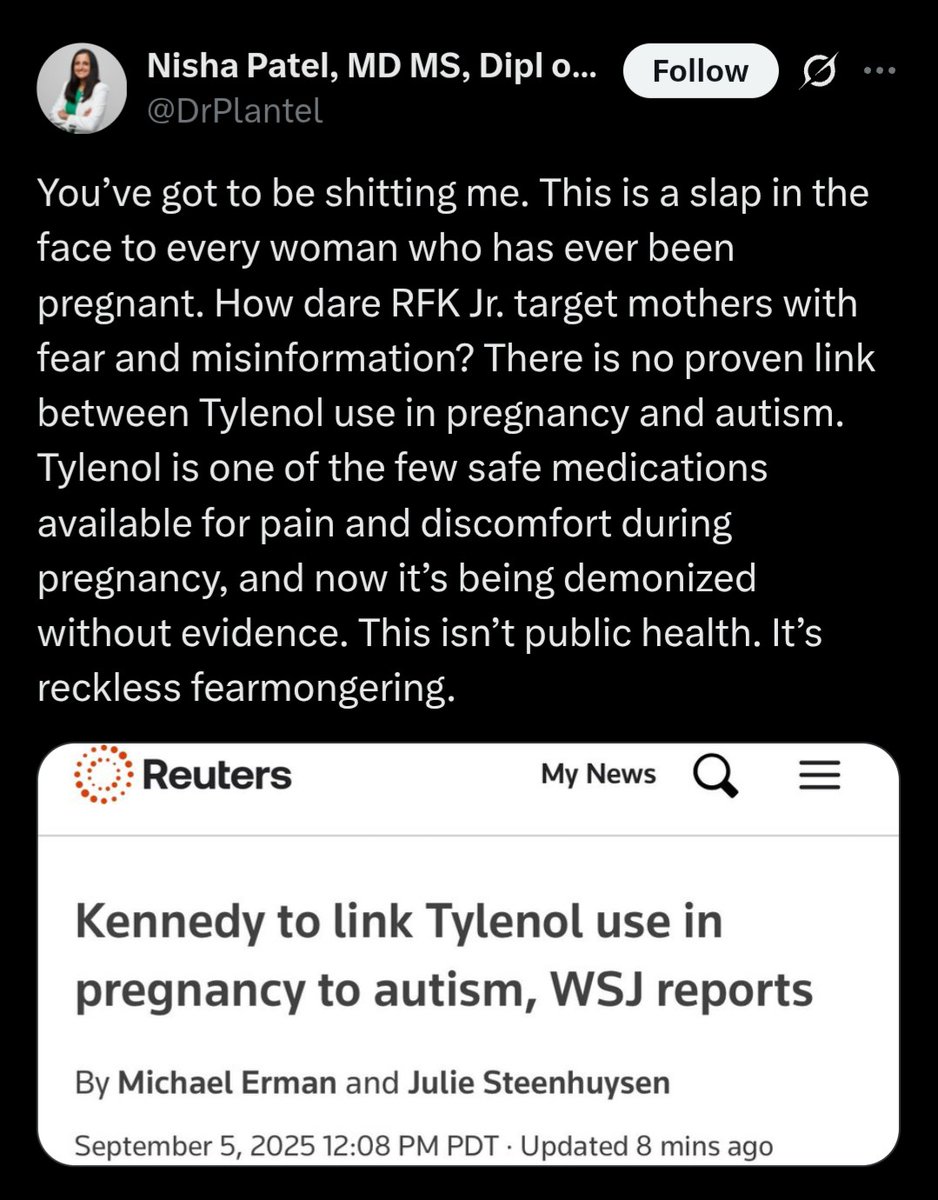 The idea that they have been harming people with shit advice out of laziness or incompetence is too much of an ego injury so they'd rather just keep poisoning or even killing people for the rest of their careers just so they never have to admit to being wrong at any point.

They