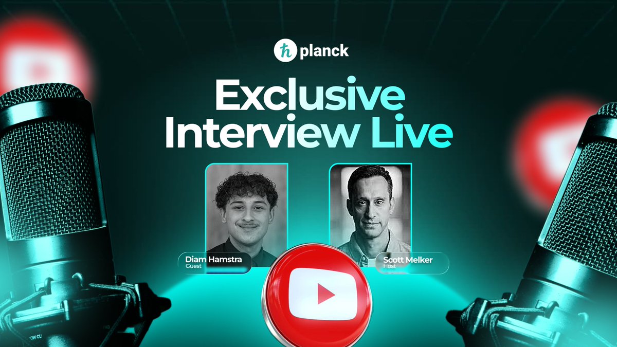 plancknetwork's tweet photo. 🔥 The wait is over! 🔥

Our CEO, Diam Hamstra (@HamstraDiam), sat down for an in-depth interview with one of crypto’s biggest KOLs and leading influencers — Scott Melker (@scottmelker), best known as The Wolf of All Streets 🐺

In this 32-minute deep dive, they cover everything from vision and innovation to what’s ahead for Planck Network — packed with alpha and insights you can’t afford to miss 👀🚀

🎥 Watch now on Scott’s channel The Wolf of All Streets:
🔗 https://t.co/A6eBNjDcb6

#PlanckNetwork #PLANCK #Interview #Web3  #DePIN #AI