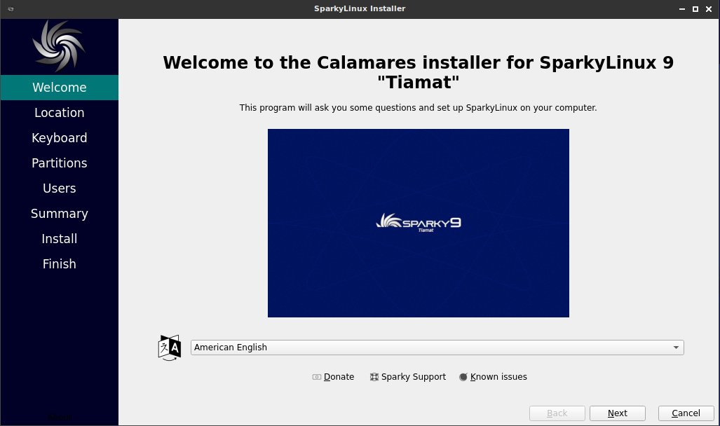 SparkyLinux's tweet image. started preparations for the next #sparkylinux testing/semi-rolling iso images based on #debian forky; updated calamares up to 3.4.0, so far so good