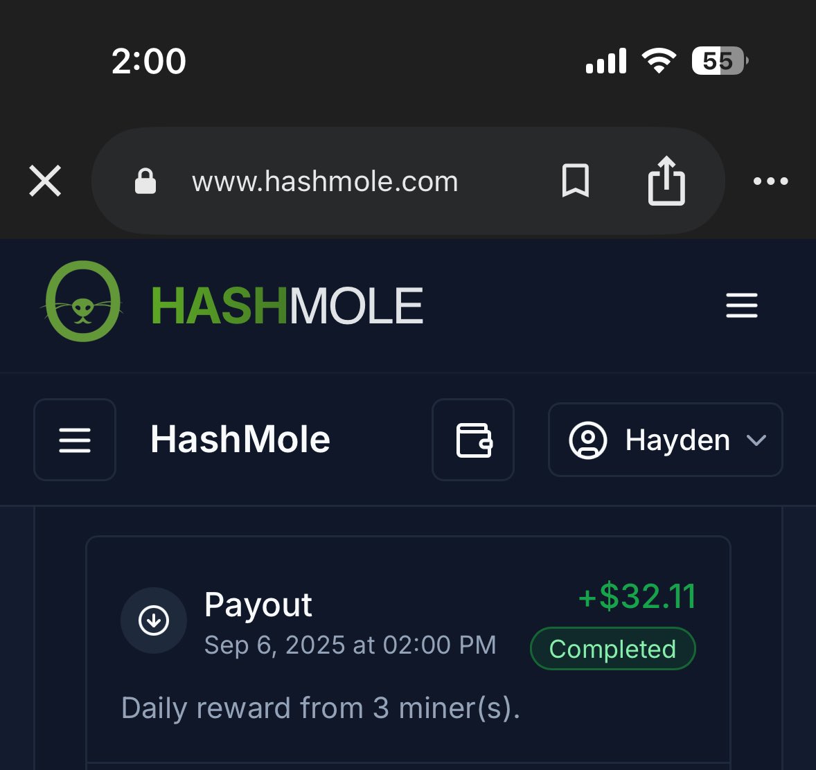 Hashmole tweet media