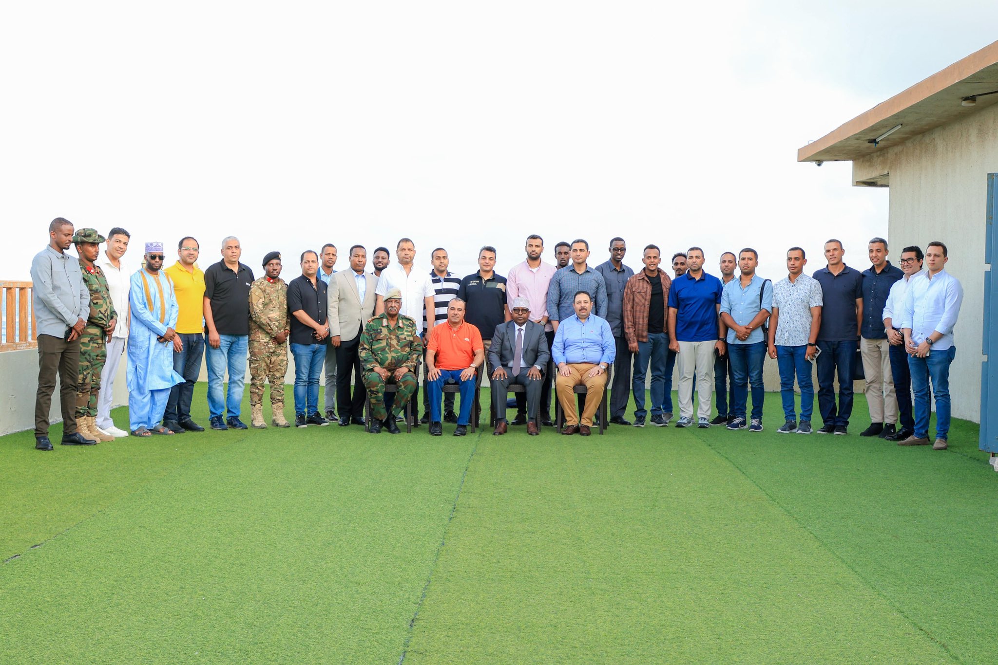 زيارة وفد عسكري مصري إلى جمهورية الصومال الفيدرالية. (اكس)