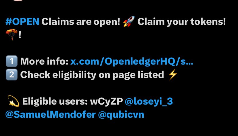 łøşèÿì⚡️✝️ (@cheerfulgi74277) on Twitter photo 🚨 Heads up <a href="/OpenledgerHQ/">Openledger</a> community 🚨
Scammers are out there creating fake claim pages.
✅ Only trust information shared by the official <a href="/OpenledgerHQ/">Openledger</a> account.
✅ Double-check links before you click.
✅ If it looks too good to be true, it probably is.
Protect your bags..! 🚨 Heads up <a href="/OpenledgerHQ/">Openledger</a> community 🚨
Scammers are out there creating fake claim pages.
✅ Only trust information shared by the official <a href="/OpenledgerHQ/">Openledger</a> account.
✅ Double-check links before you click.
✅ If it looks too good to be true, it probably is.
Protect your bags..!