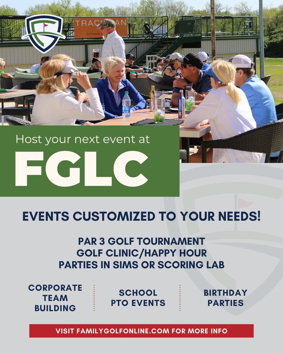 family_golf_ctr's tweet image. Whether it’s Corporate Team Building, School PTO Events, or Birthday Parties, there’s always something to celebrate at FGLC! We customize each event for your needs.
ow.ly/PmBh50WSjgw
#FamilyGolf #EventSpace #PartyVenuesinSTL