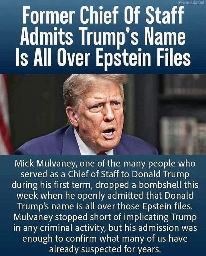 Your daily reminder. You have a sexual predator in the WH. 

#ReleaseAllTheEpsteinFiles 
#Justice4Victims 
#DemsUnited