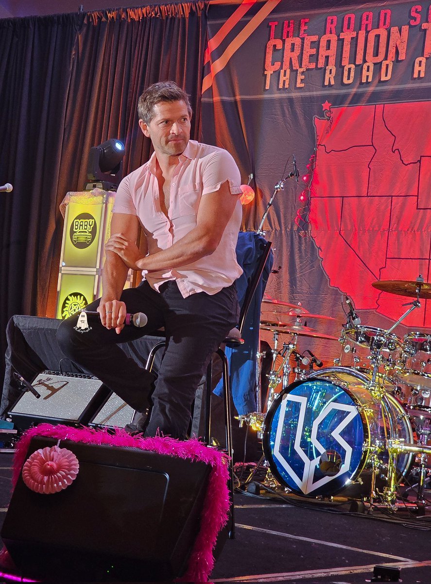 This glorious shirt!! Thank you, #Brianabuckmaster. This is taken with my phone so more soonish.  #spnchi #spnfamily