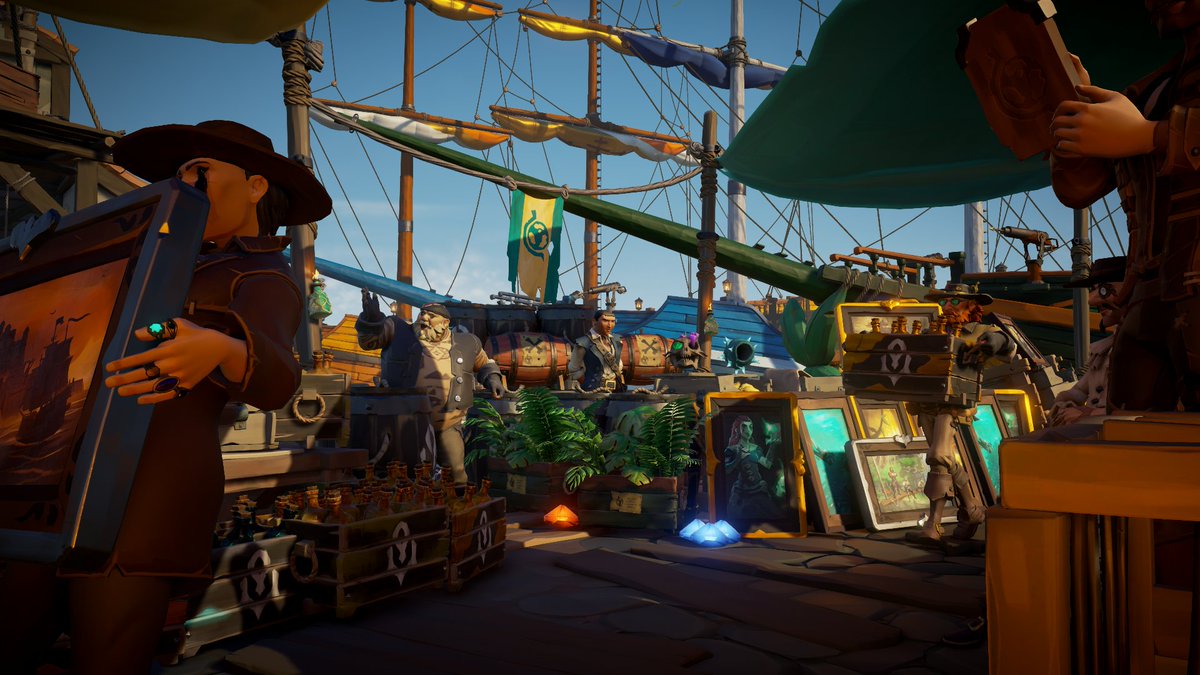 "Just another day in the lively smuggling market at Port Merrick"  

Theme: Smuggling Scenes

<a href="/SeaOfThieves/">Sea of Thieves</a> 
#SeaOfThieves #SotShot