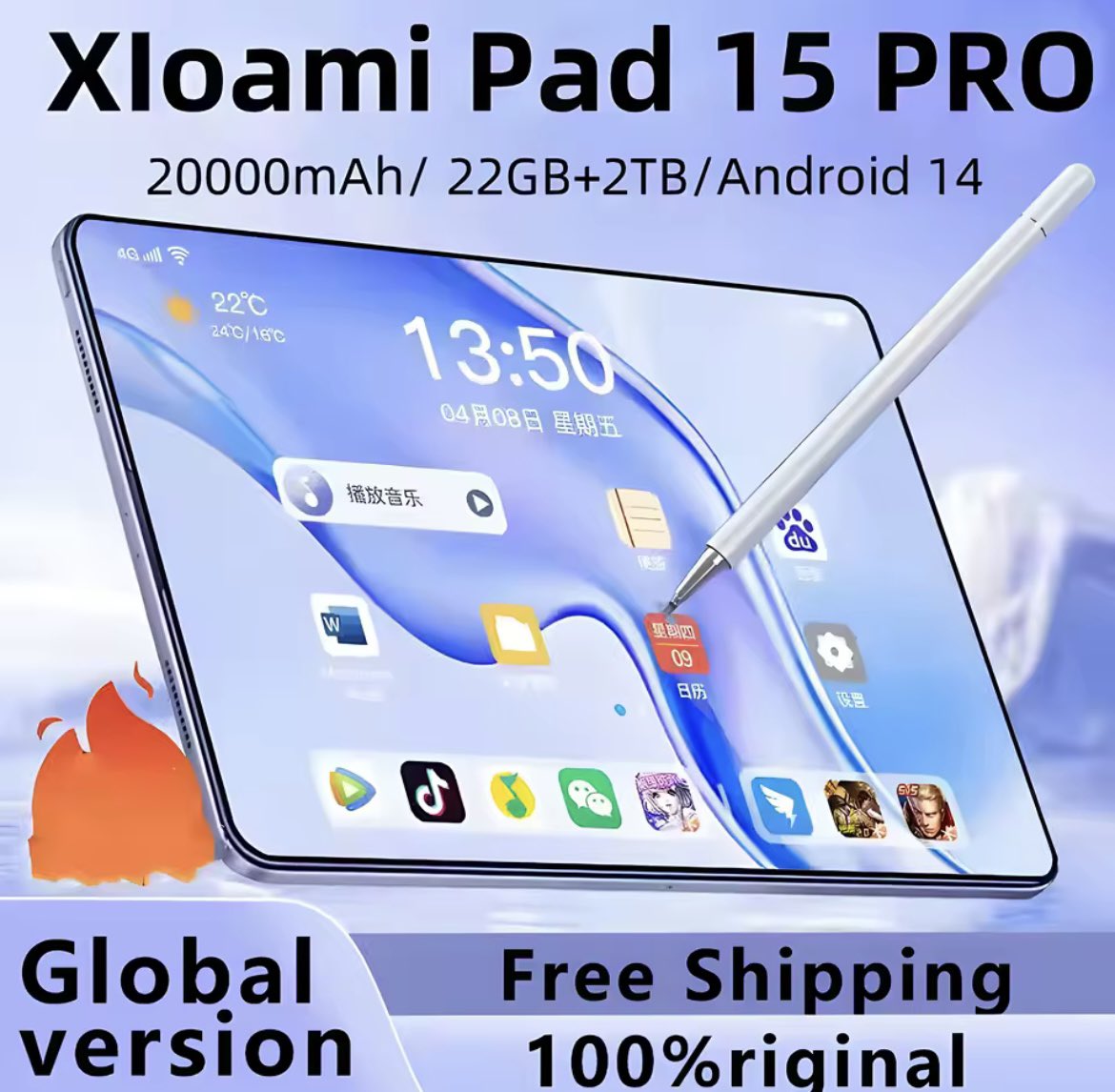subify10's tweet image. PAD 15 Pro 🔥 بمعالج Snapdragon 8 Gen3 وذاكرة تصل حتى 22GB + 2TB!
شاشة 11 بوصة HD، بطارية عملاقة 10000mAh، دعم 5G + WiFi و شريحتين SIM!
الوحش القادم لعالم التابلت بين يديك 🚀

s.click.aliexpress.com/e/_omO22xp

#Tablet #Android14 #Snapdragon #5G #PAD15Pro #تقنية #عروض #تسويق