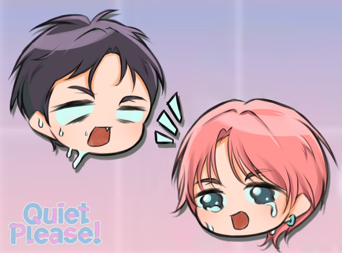 KuromiLiz's tweet image. I drew chibis of these cuties !!
#vivinos #qmeng #quietplease #제발조용히좀해