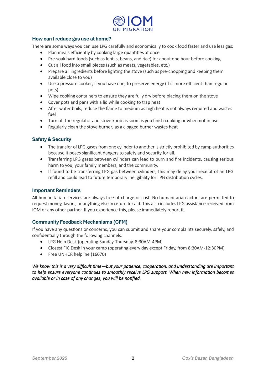 The LPG crisis started in the world's largest Refugee Camp in Bangladesh.