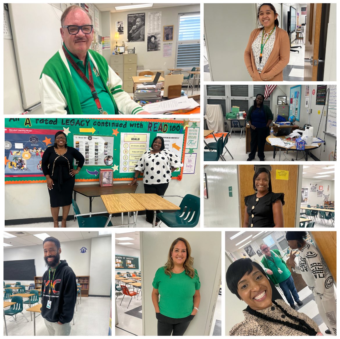 AP_Rowe's tweet image. Snapshots of our amazing Lit team at Open House. They showed our parents with all the incredible things happening in their classrooms. And of course, we couldn't end the night without Mr. Spence’s unforgettable closing. Ms. Letizia did a great job organizing Open House 🧡💚.